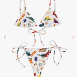 NWT Lisa Says Gah Pamela Italian Summer Bikini
